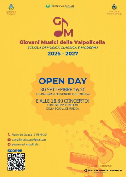 Giovani Musici Valpolicella Open Day